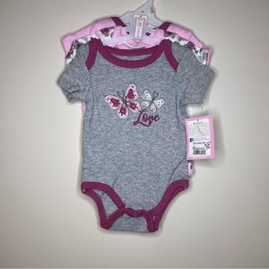 Butterfly bodysuits set